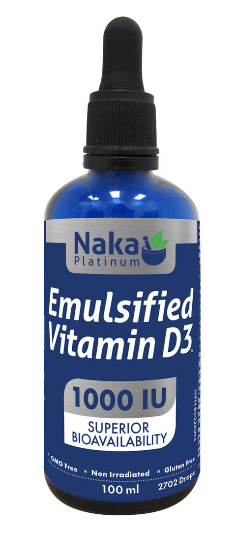 Naka Emulsified Vitamin D3 100 ml (60+40 Free)