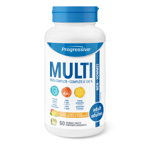 Progressive Multivitamin Chewable Adult Men 60 Tablet