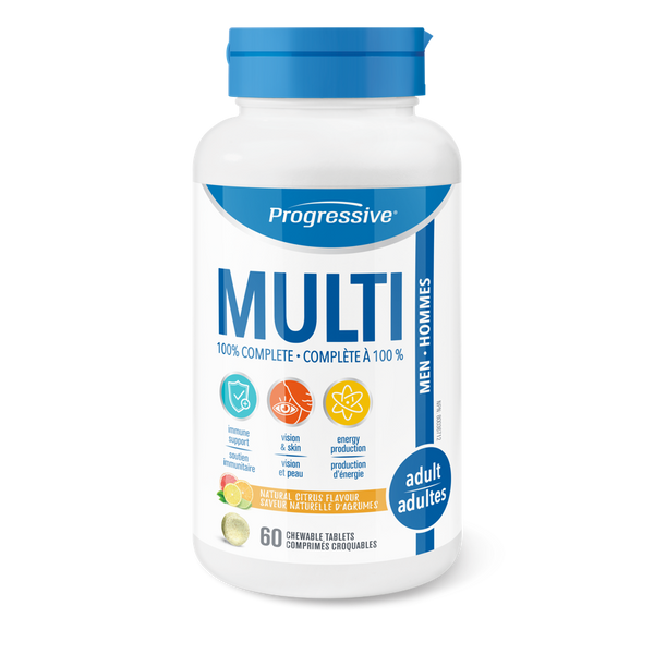 Progressive Multivitamin Chewable Adult Men 60 Tablet - 1