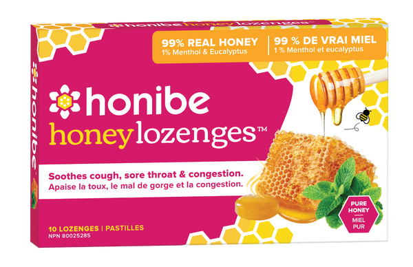 Honibe Honey Lozenges Pure Honey 10 Lozenges - 1