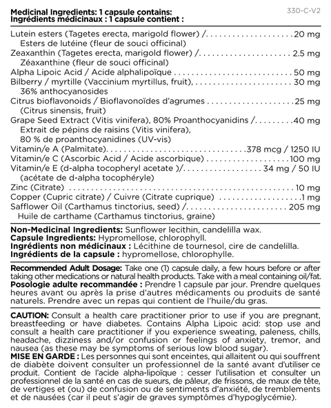 Platinum Naturals Total Vision Care Vegan 30 Vegan Liquid Capsules - 0