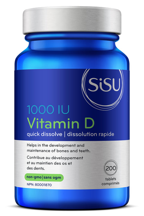 SISU Vitamin D 1000IU Quick Dissolve Tablets - 0
