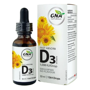GNA Naturals Vitamin D3 Drops 30ml - 1