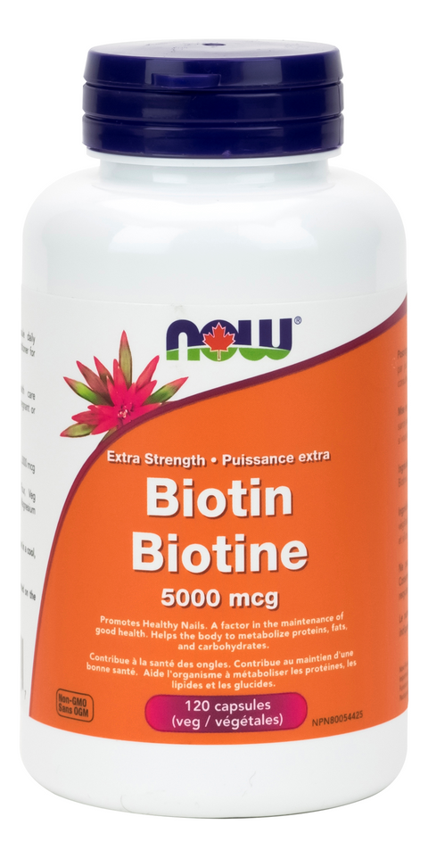 Now Biotin 5000mcg Veg Caps - 0