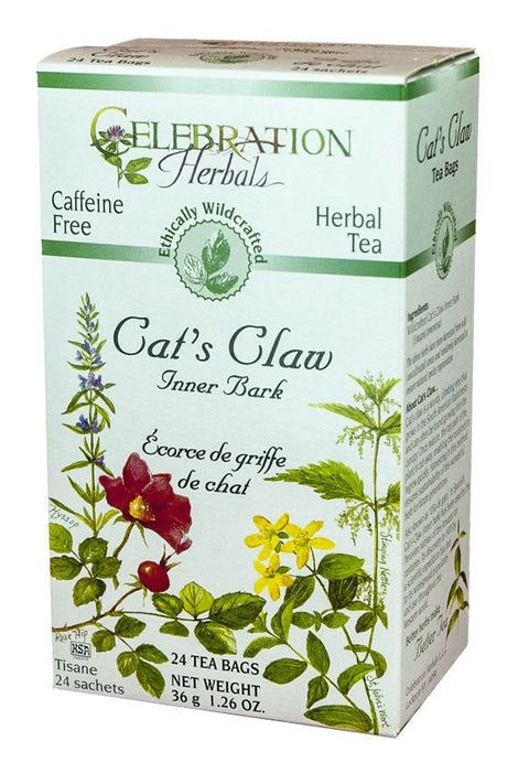 Celebration Herbals Cat's Claw Inner Bark 24 Tea Bags