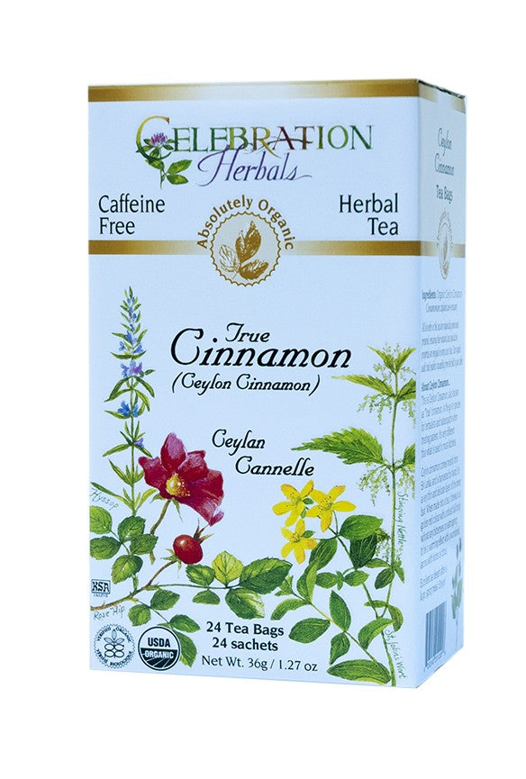 Celebration Herbals Ceylon (True) Cinnamon 24 Tea Bags - 1