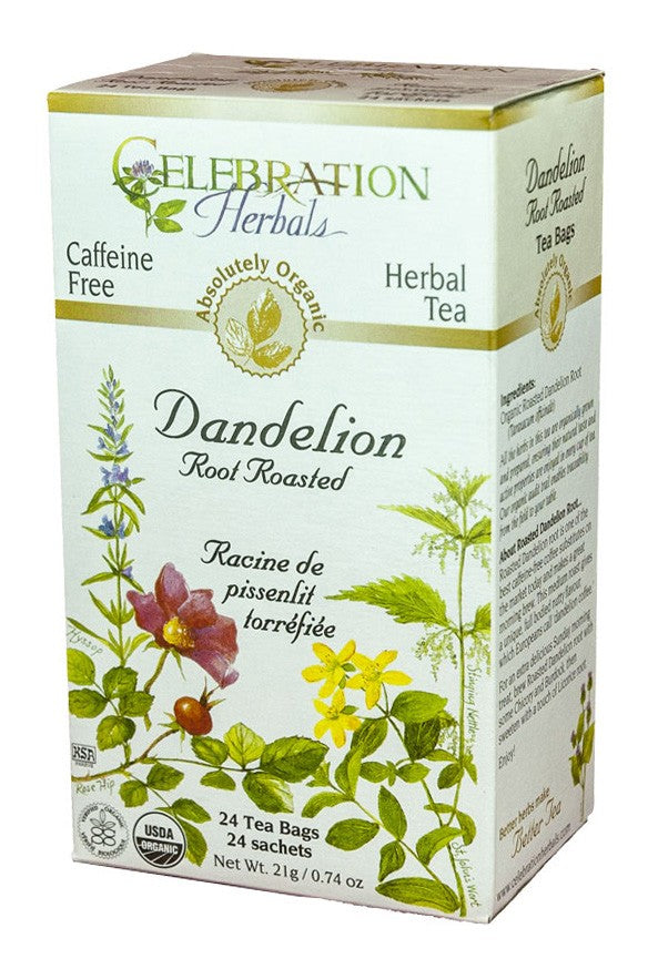 Celebration Herbals Dandelion Root Roasted 24 Tea Bags - 1