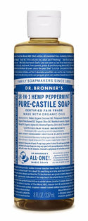 Dr. Bronner's All-One Pure-Castile Liquid Soap Peppermint - 1