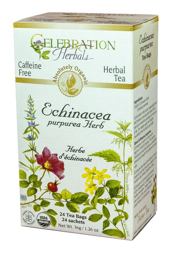 Celebration Herbals Echinacea Purpurea Herb 24 Tea Bags - 1