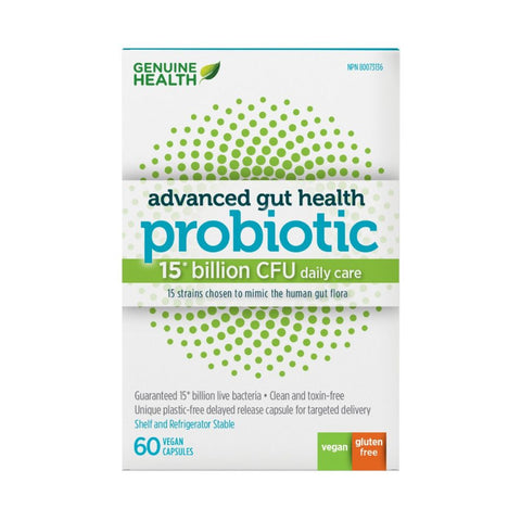 Genuine Health Advanced Gut Health Probiotic 15 billion CFU - 0