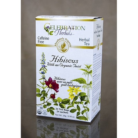Celebration Herbals Hibiscus with an Organic Twist 24 Tea Bags