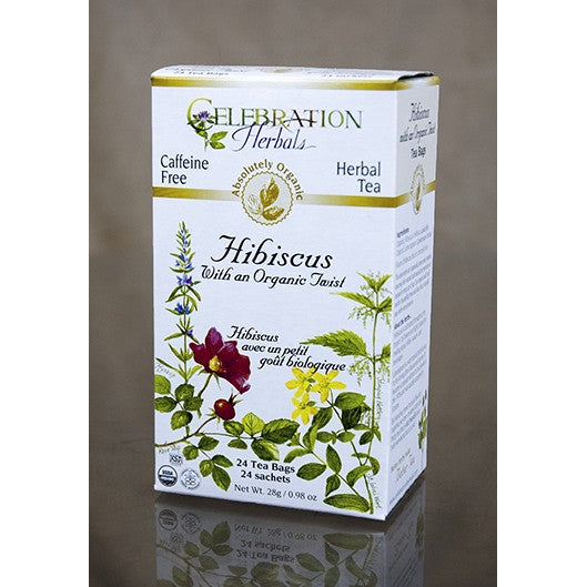 Celebration Herbals Hibiscus with an Organic Twist 24 Tea Bags - 1