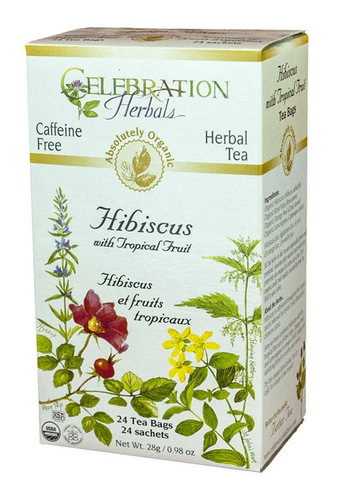 Celebration Herbals Hibiscus with Tropical Fruit 24 Tea Bags