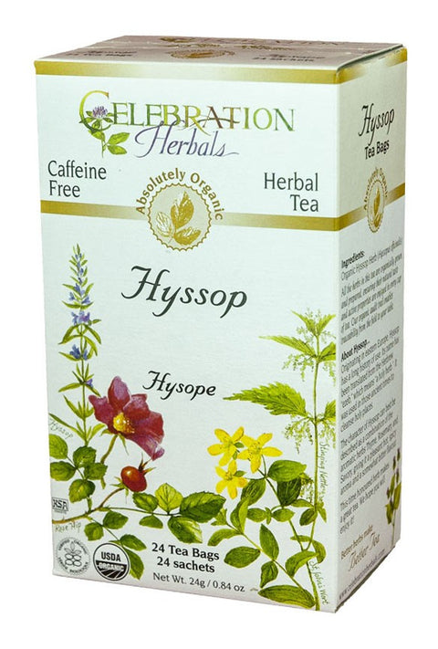 Celebration Herbals Hyssop Herb 24 Tea Bags