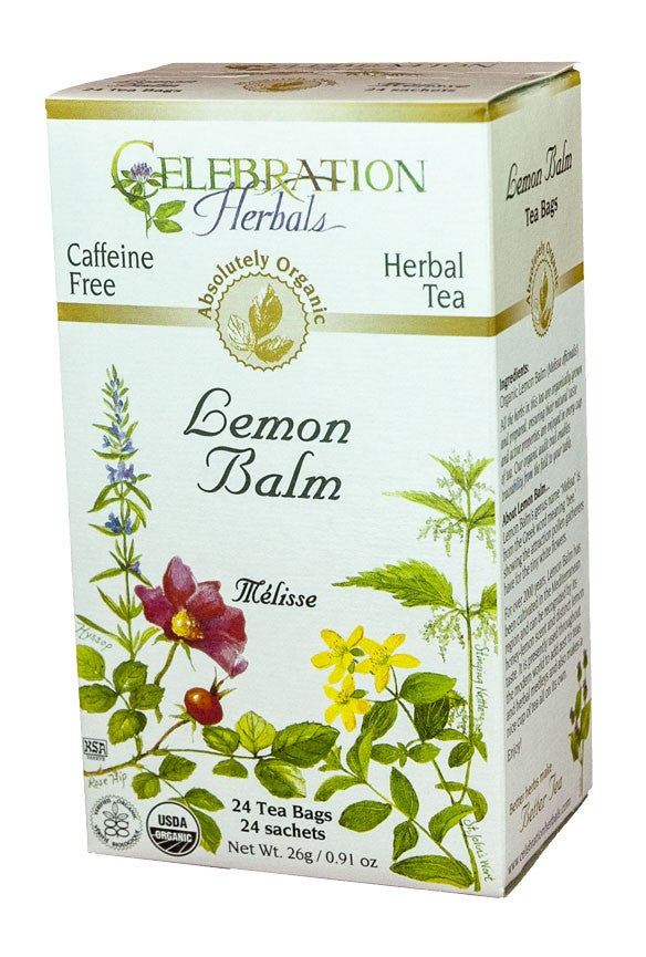 Celebration Herbals Lemon Balm Herb 24 Tea Bags - 1