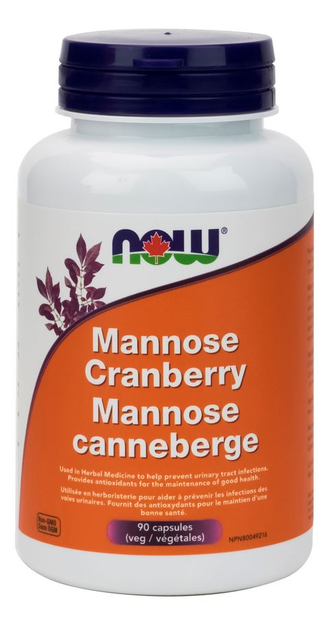 Now Mannose Cranberry 90 VCaps