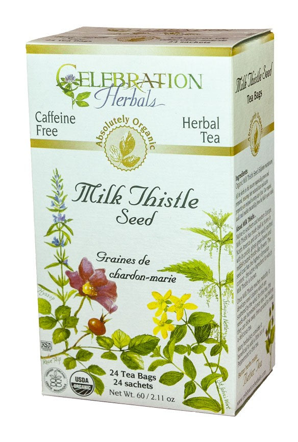 Celebration Herbals Milk Thistle Seed 24 Tea Bags - 1