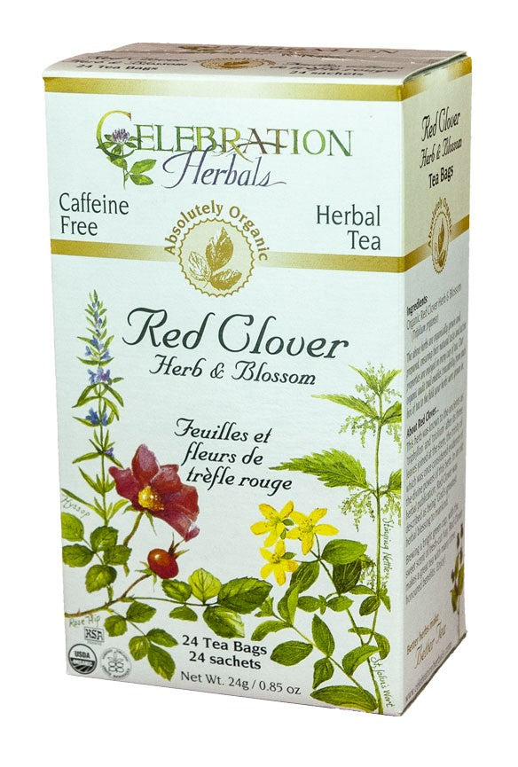Celebration Herbals Red Clover Herb & Blossom 24 Tea Bags - 1