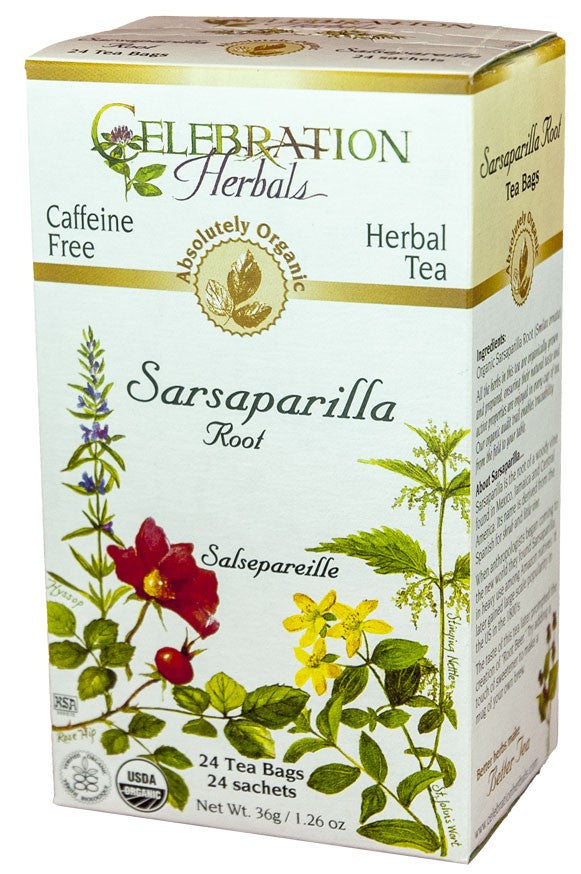 Celebration Herbals Sarsaparilla Root 24 Tea Bags - 1