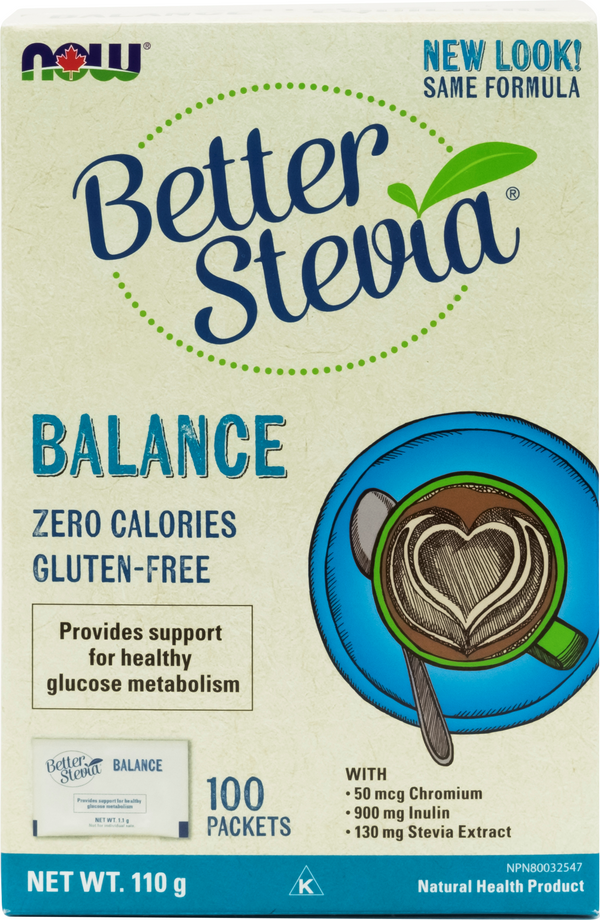 Now Better Stevia Balance 100 Packets - 1