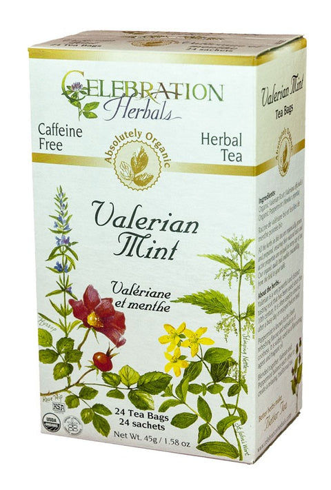 Celebration Herbals Valerian Mint 24 Tea Bags